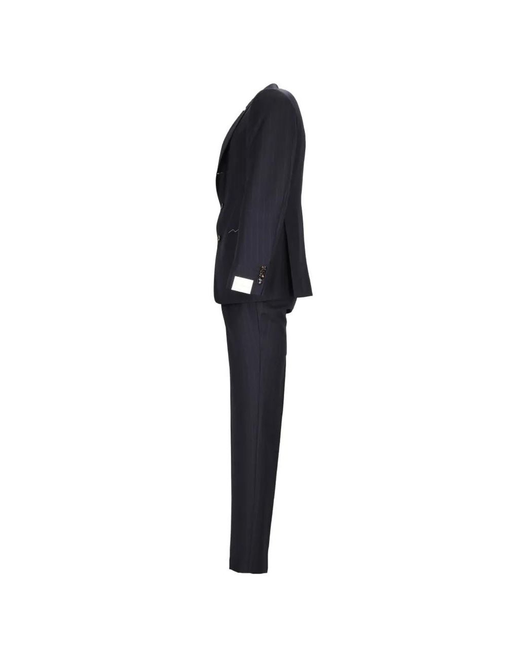Luigi Bianchi Black Drop 7 Pinstripe-Pattern Suit for men