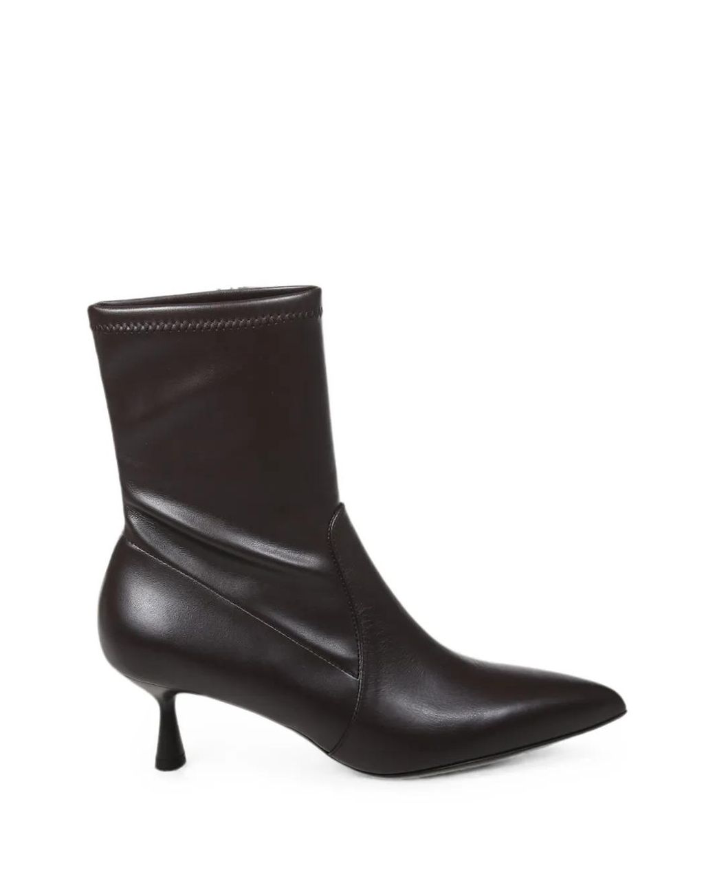 Sergio Levantesi Black Pointed-Toe Ankle Boots