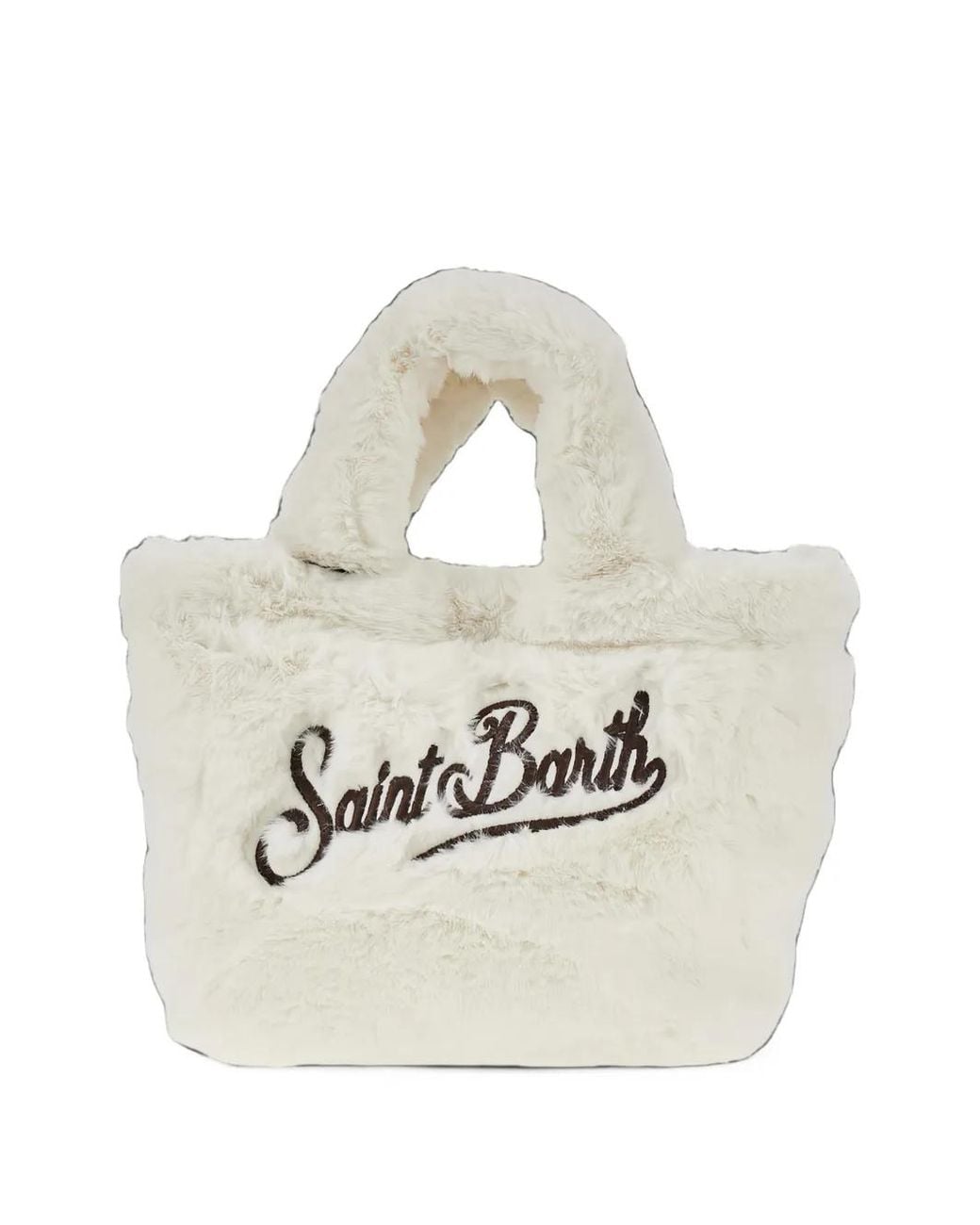 Mc2 Saint Barth White Mini Vanity Tote Bag