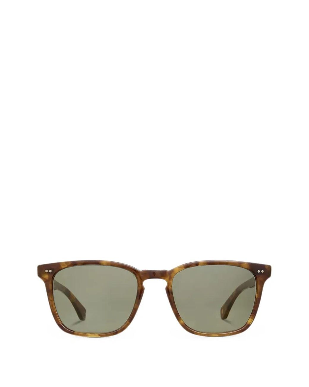 Garrett Leight Gray Earvin Tortoiseshell-Effect Sunglasses
