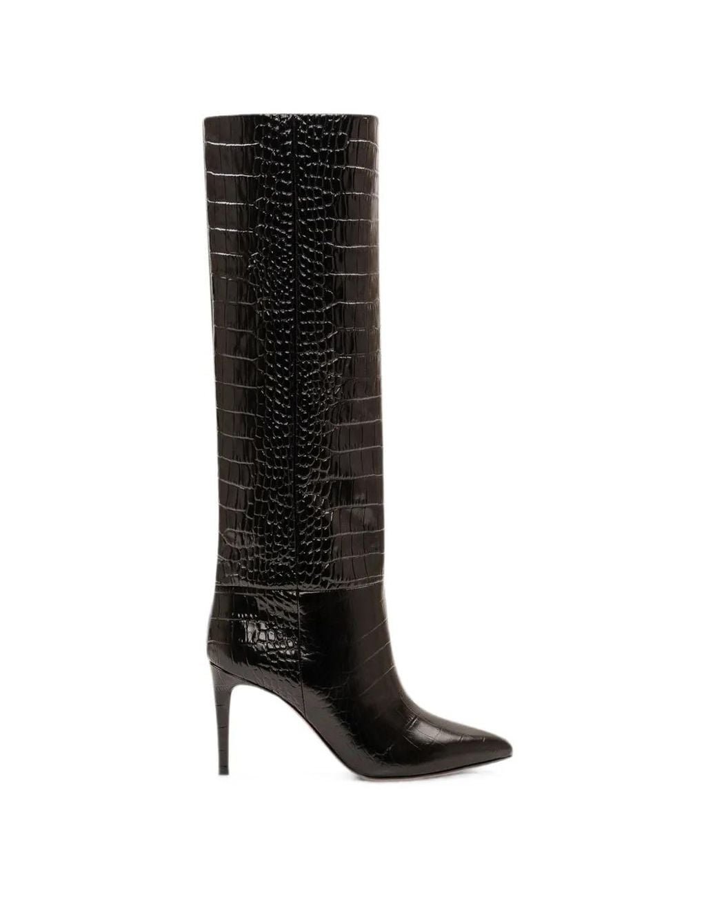 Paris Texas Black Knee-High Boots