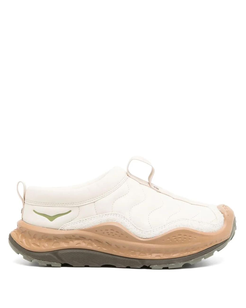 Hoka One One White Elite Ora Primo Leather Sneakers for men