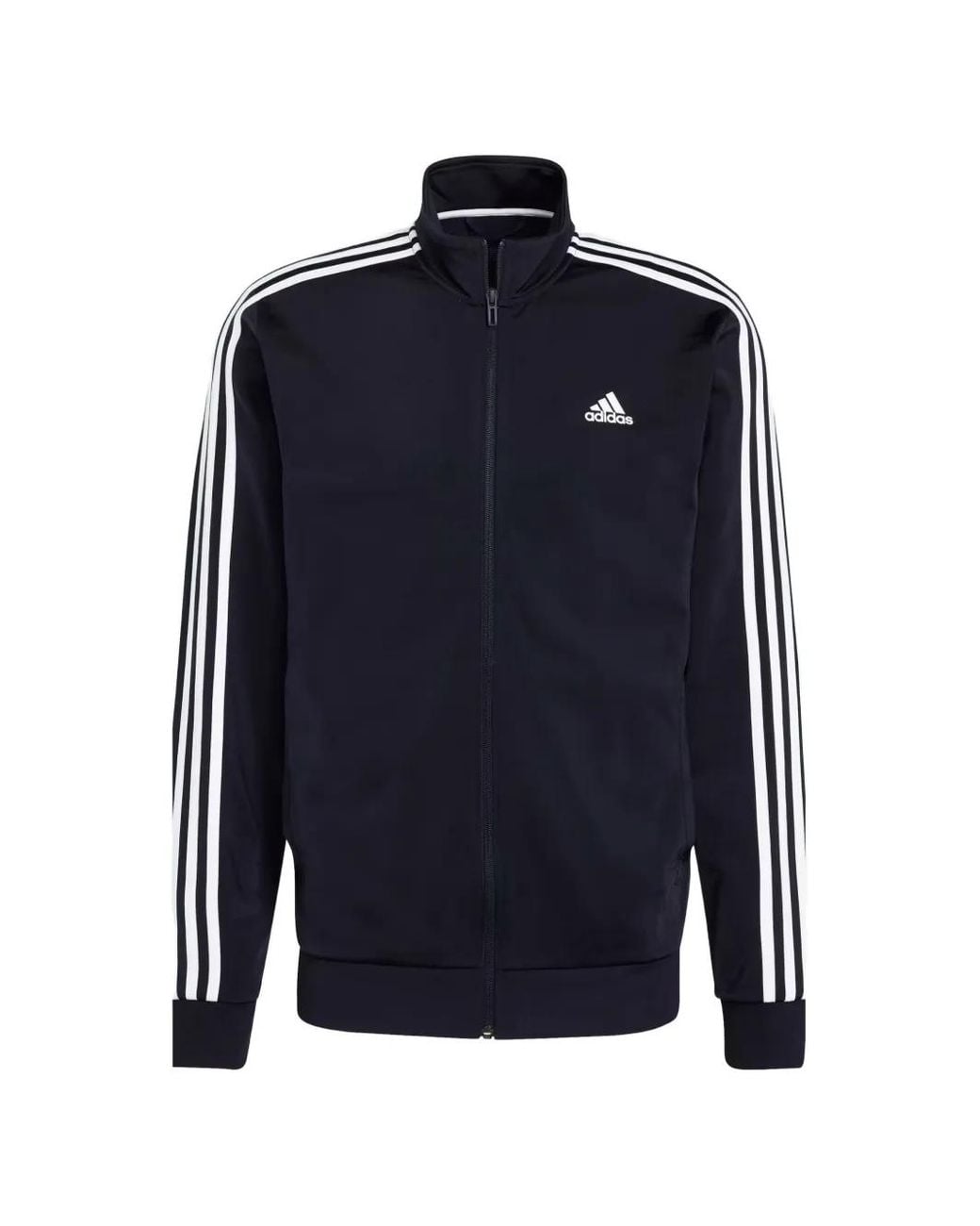 Adidas Blue Veste À Détails Rayés for men