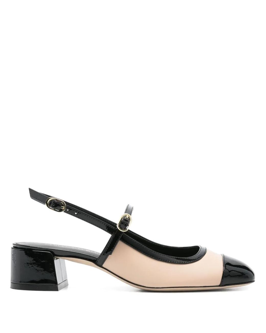 Stuart Weitzman Natural Maeve Mry Jane Slgbk