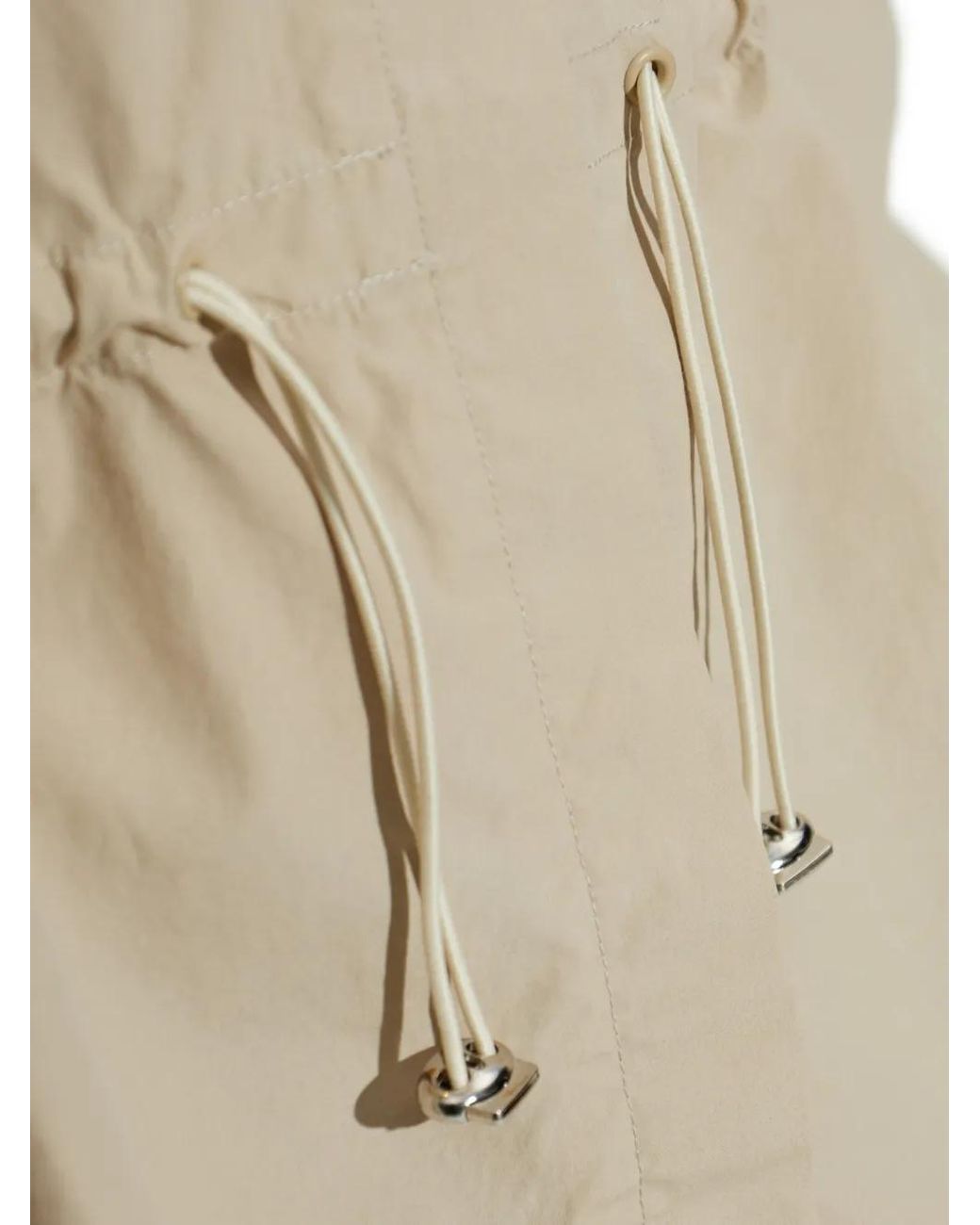 Rethinkit Studios Natural Drawstring Cotton Shirt