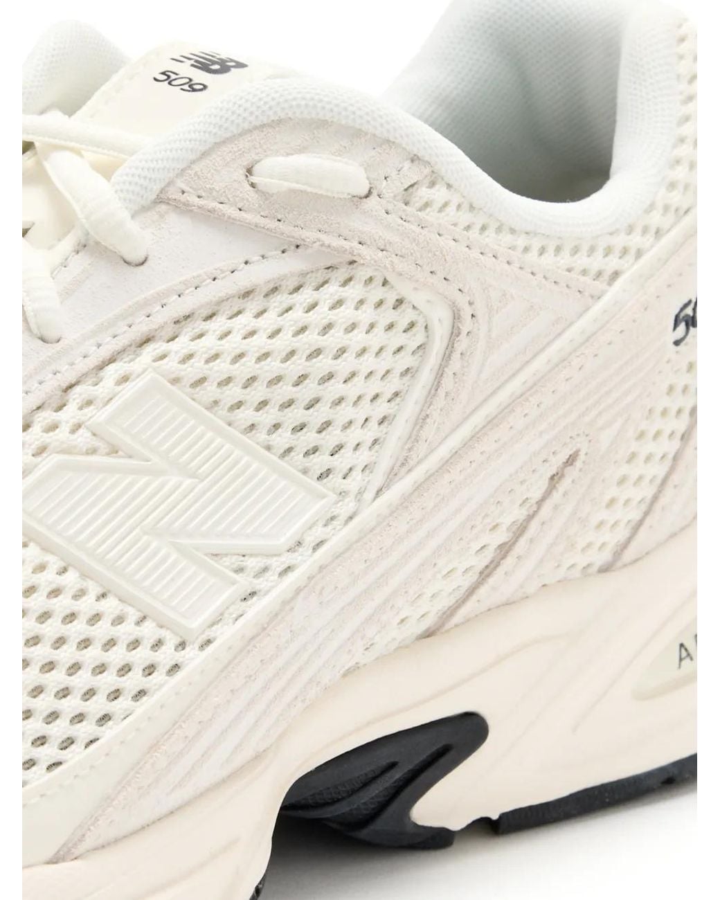 New Balance White Baskets 509 À Lacets