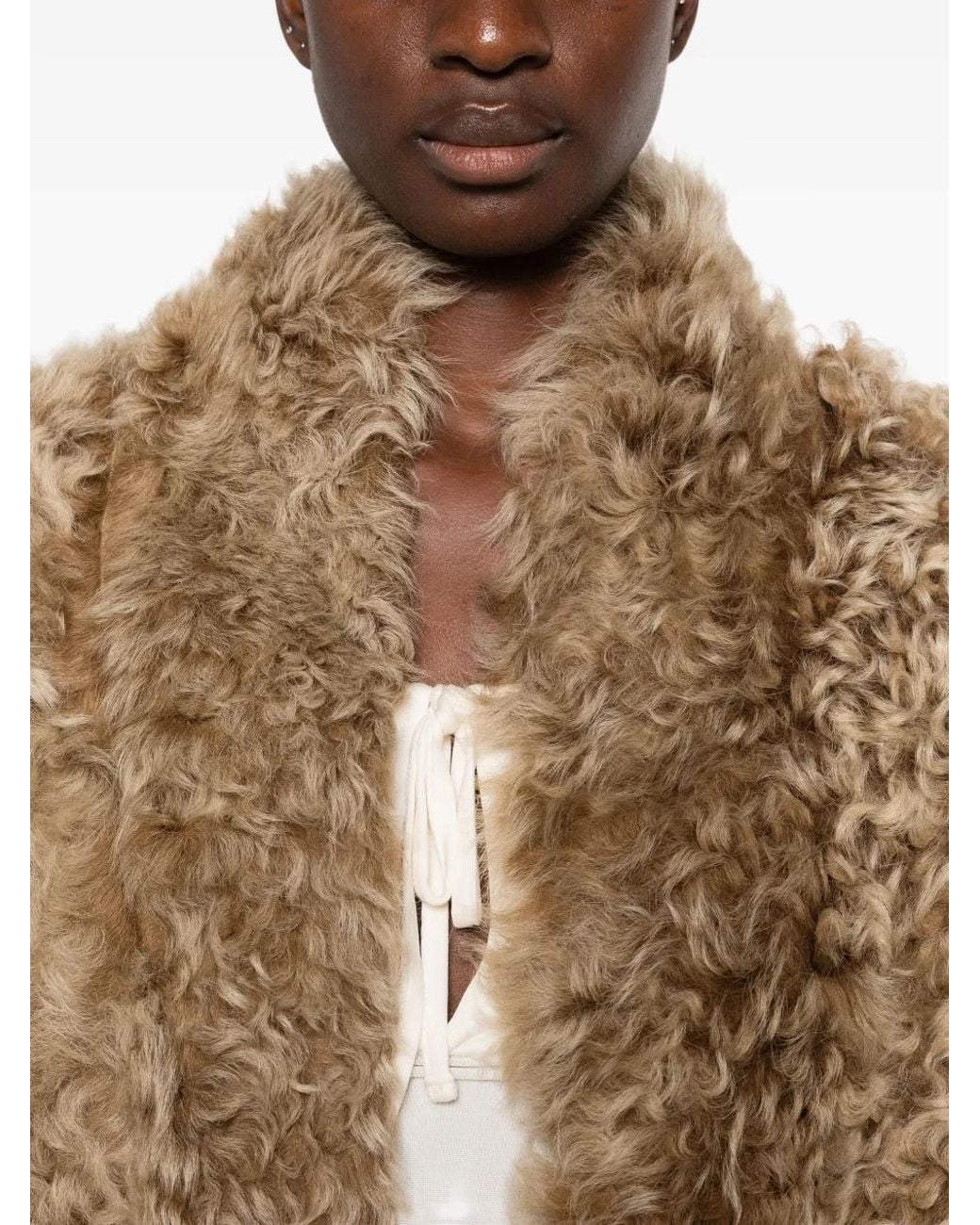 Arma Natural Mooney Shearling Jacket