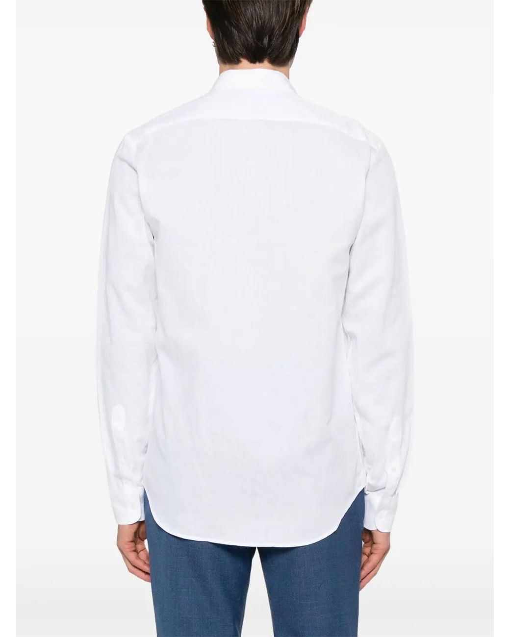 Fursac White Cheesecloth Shirt for men