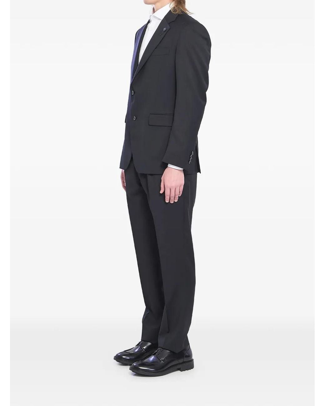Lardini Black Feeling Button Single-Breasted Suit for men