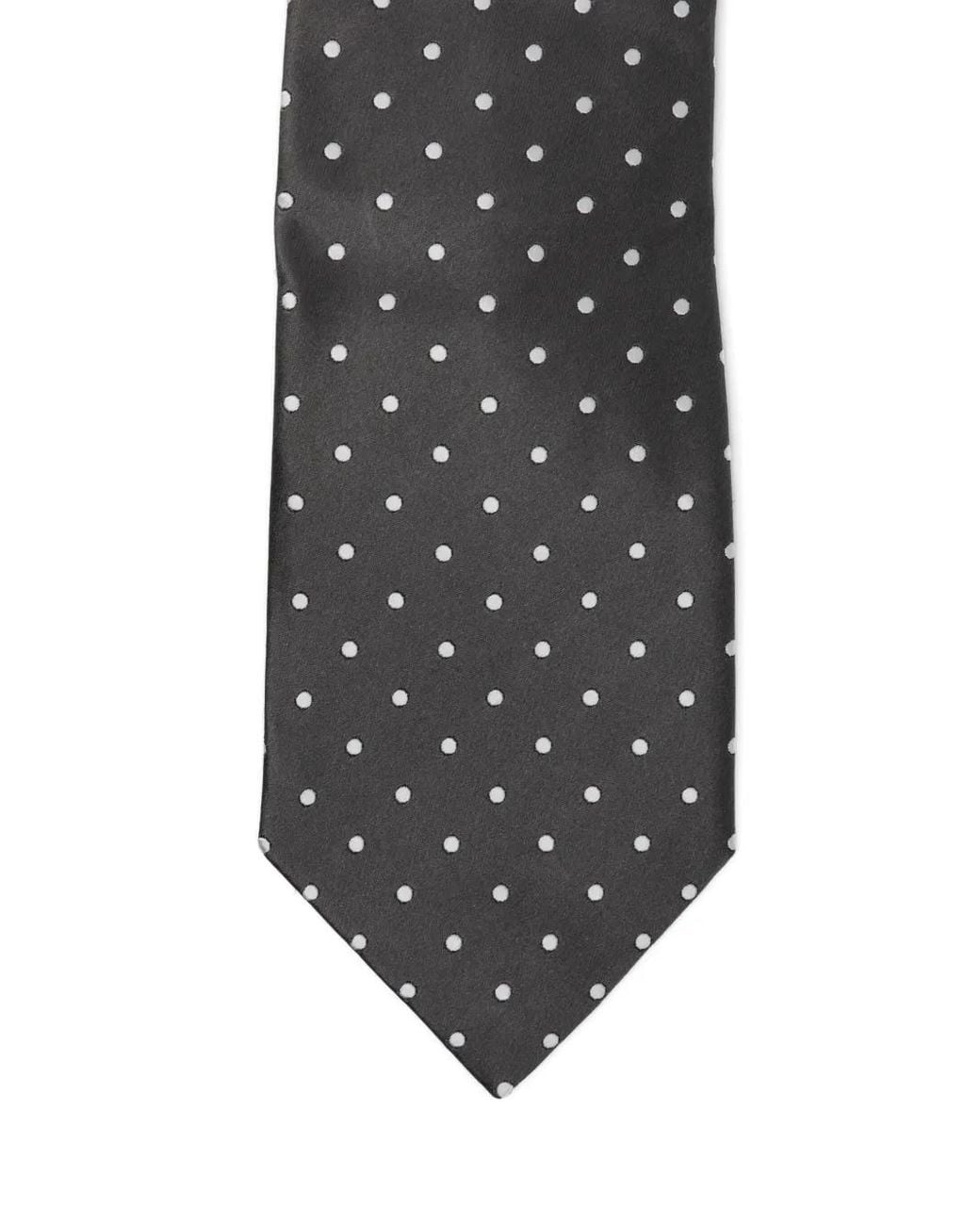 Tom Ford White Silk Polka-Dot Tie for men