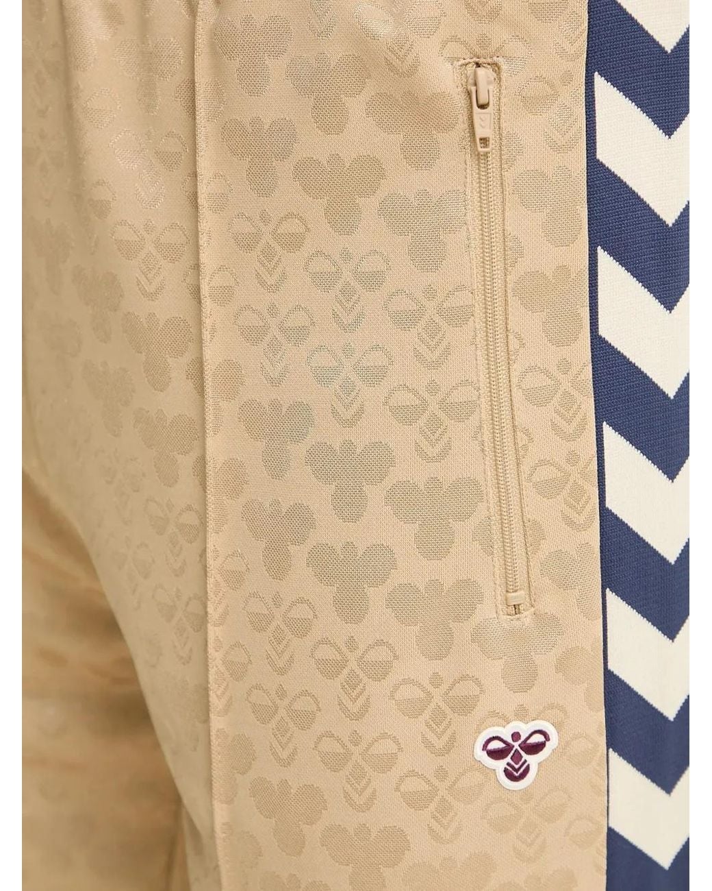 Hummel Natural Archive Chevron-Print Track Pants for men