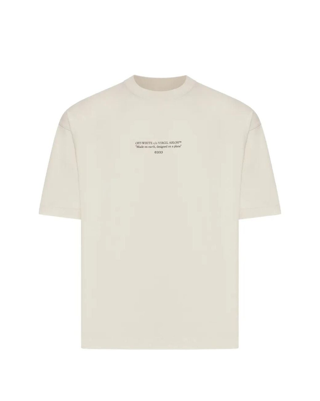Off-White c/o Virgil Abloh White Statement Short-Sleeve Kate Tee for men