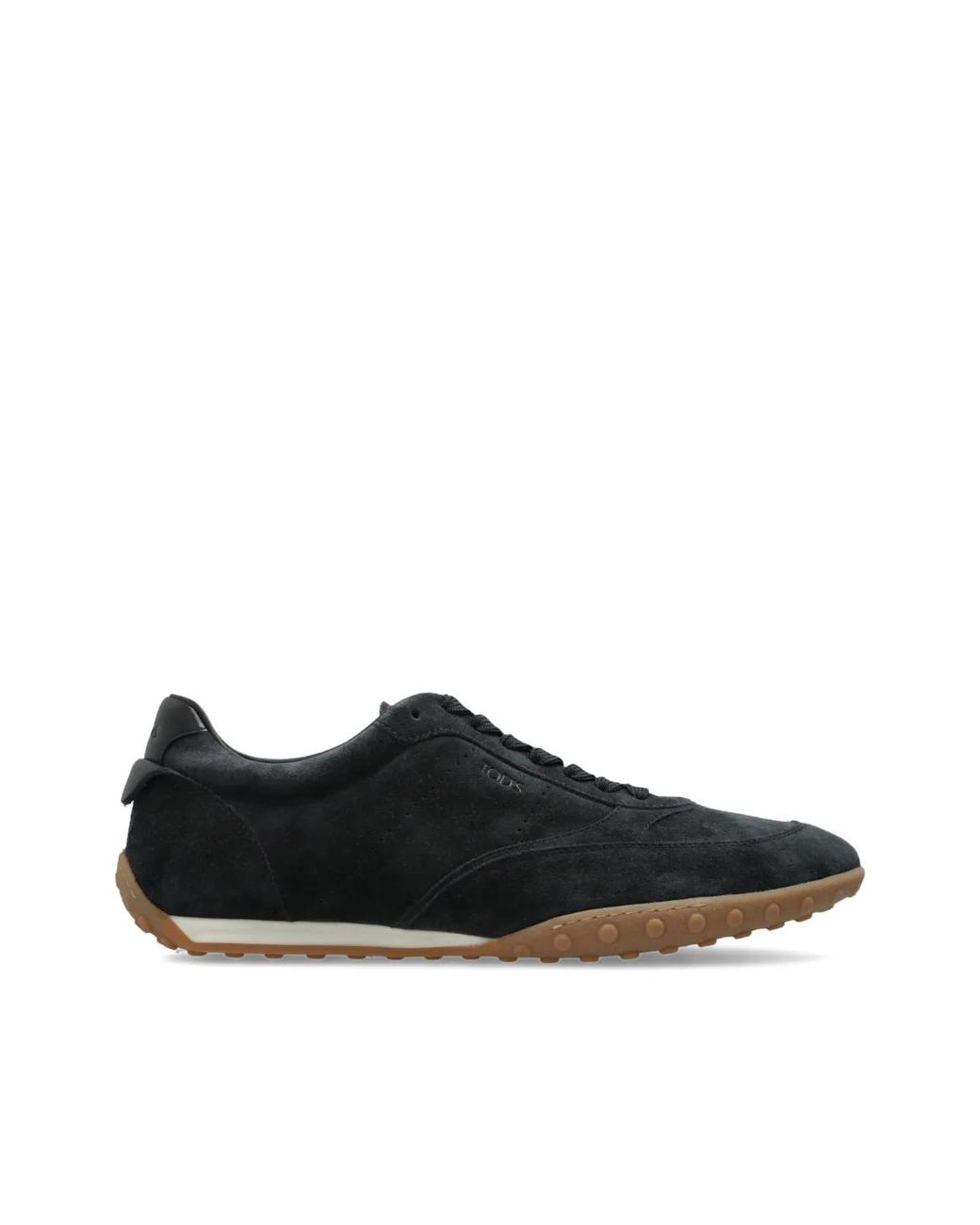 Tod's Black Suede Sports Shoes for men