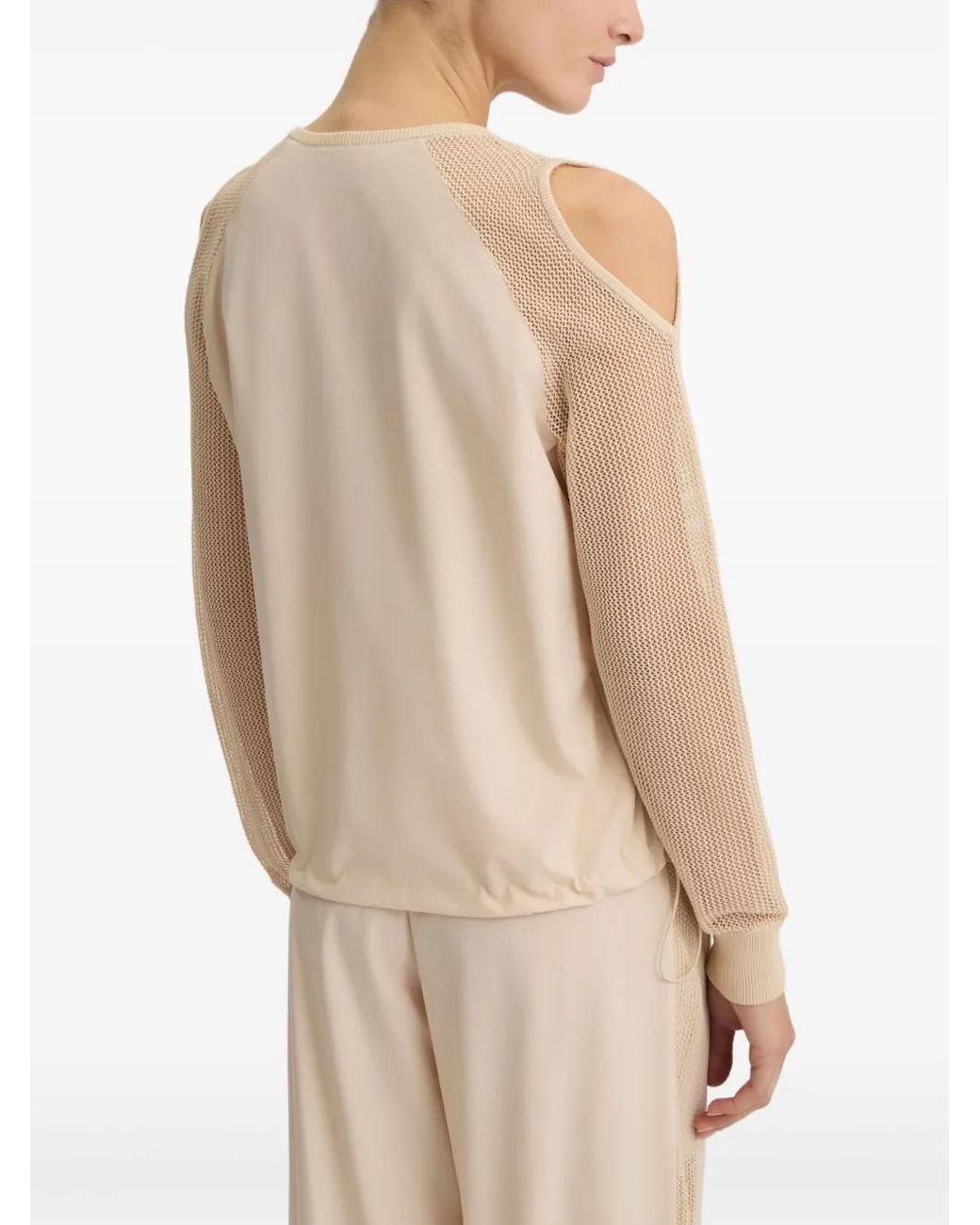 Liu Jo Natural Cut-Out Sweatshirt