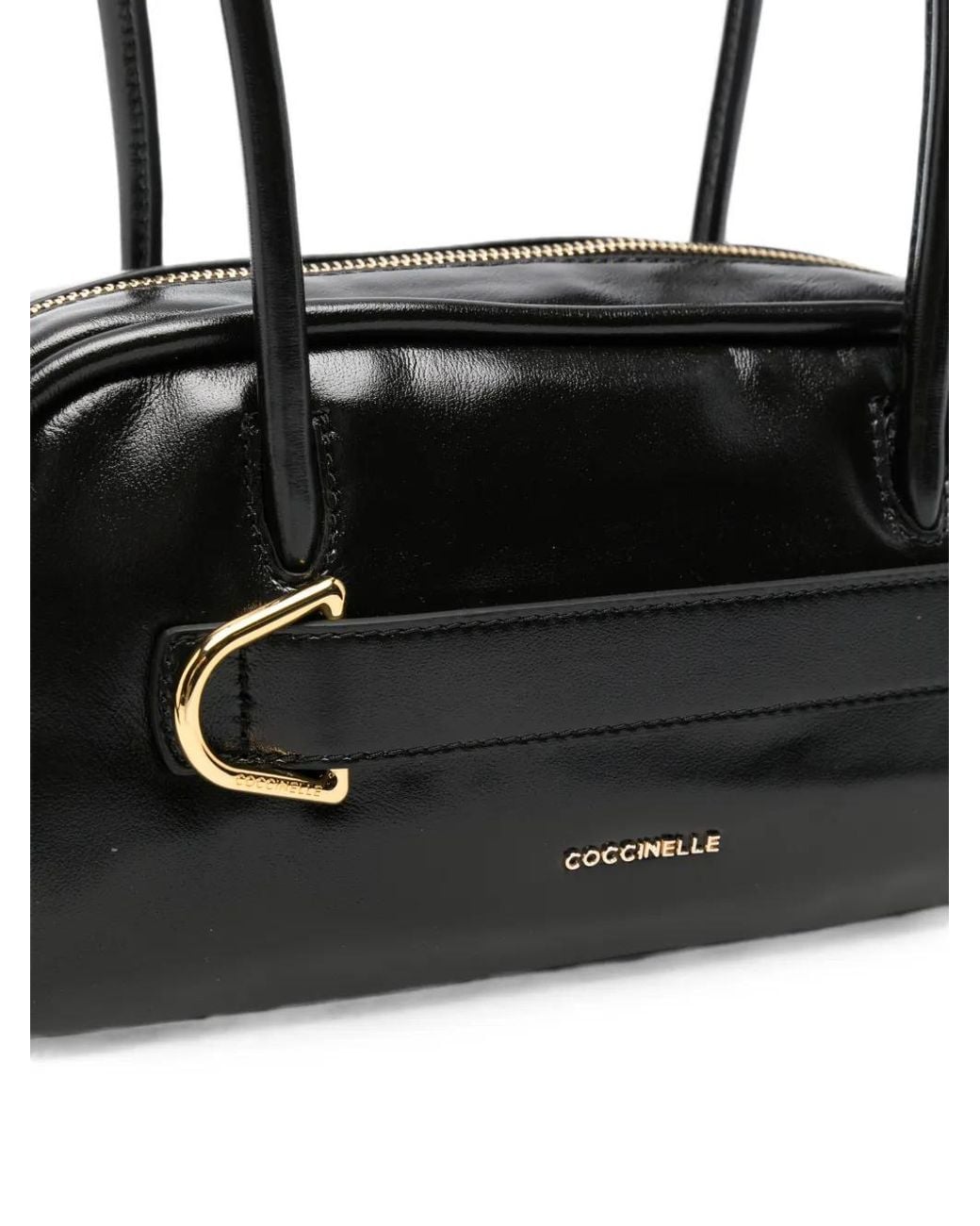 Coccinelle Black Sac Cabas Paki Brillant