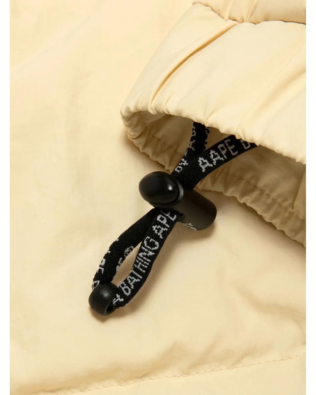 A Bathing Ape Natural Moonface Puffer Jacket