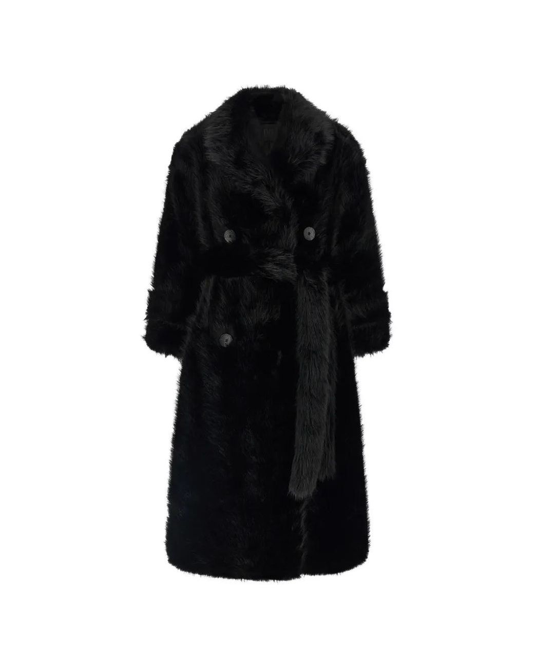 BB COUTURE Black Manteau Jackie À Boutonnière Croisée