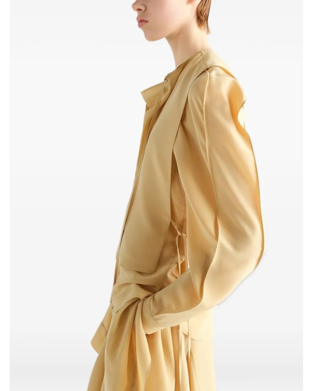 Lemaire White Layered Blouse