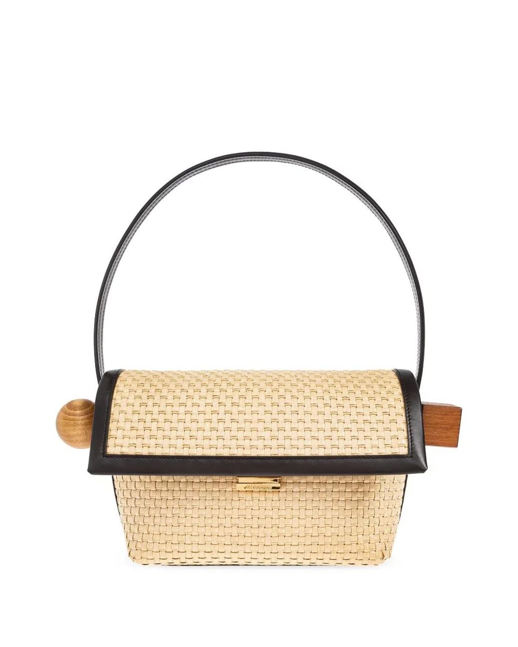Jacquemus Metallic Shoulder Bag Le Rond Carre