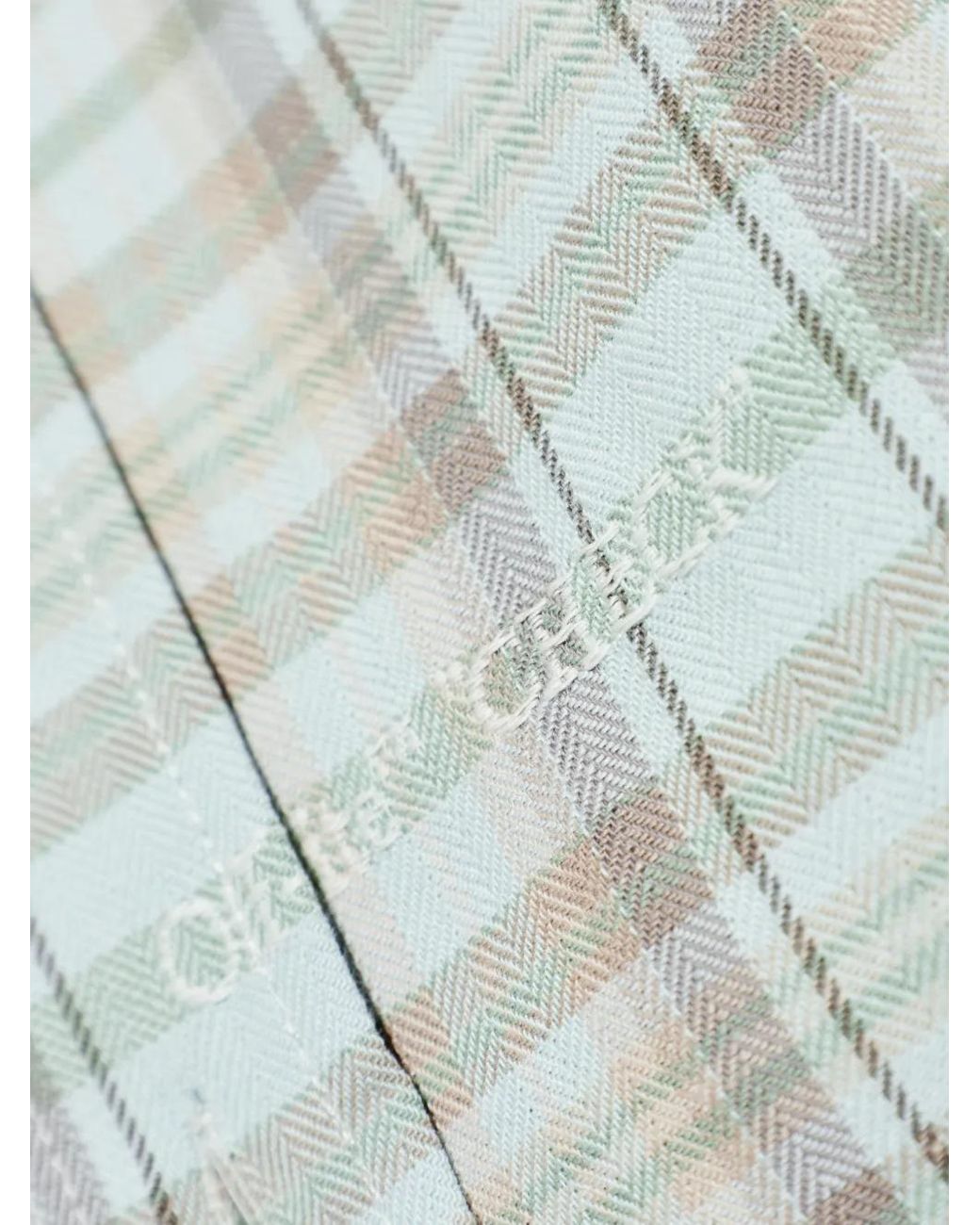 Off-White c/o Virgil Abloh Blue Marker Checked Shirt for men