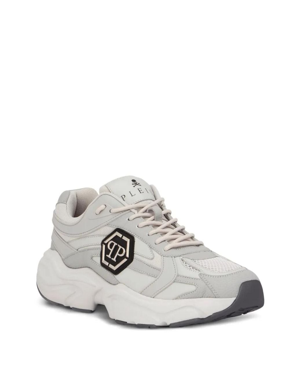 Philipp Plein White Nitro Sneakers