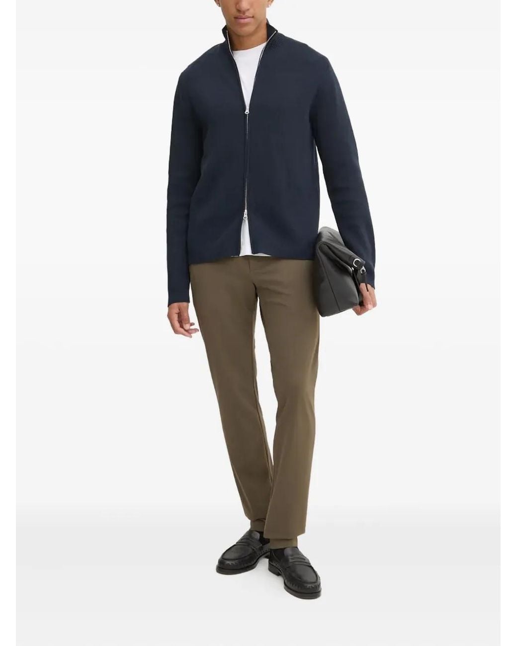 Theory Natural Button-Fastening Trousers for men