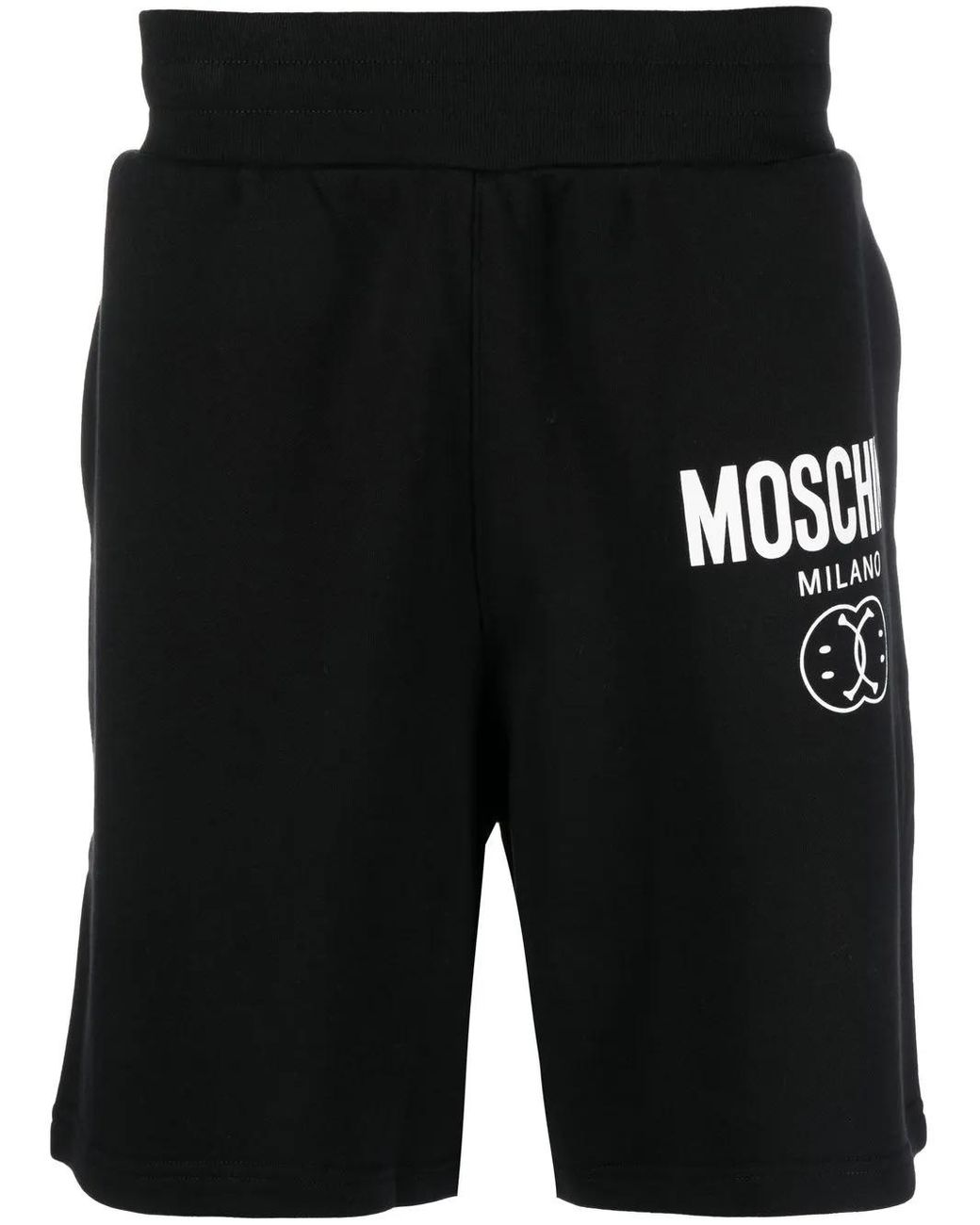 Moschino Black Cotton Clothing Shorts for men
