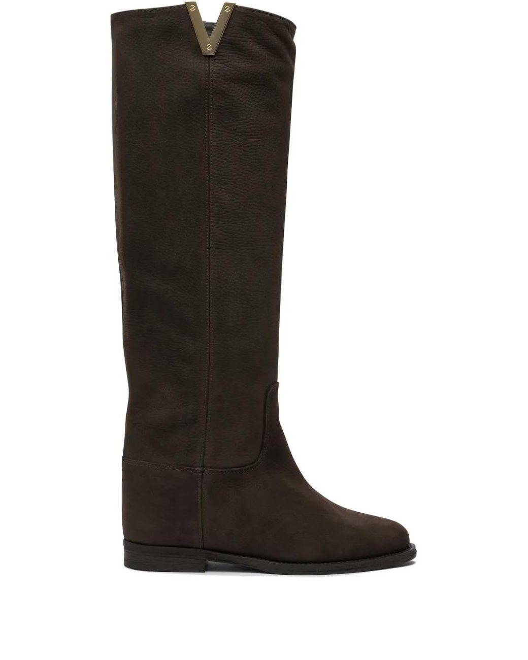 Via Roma 15 Black Leather Boots