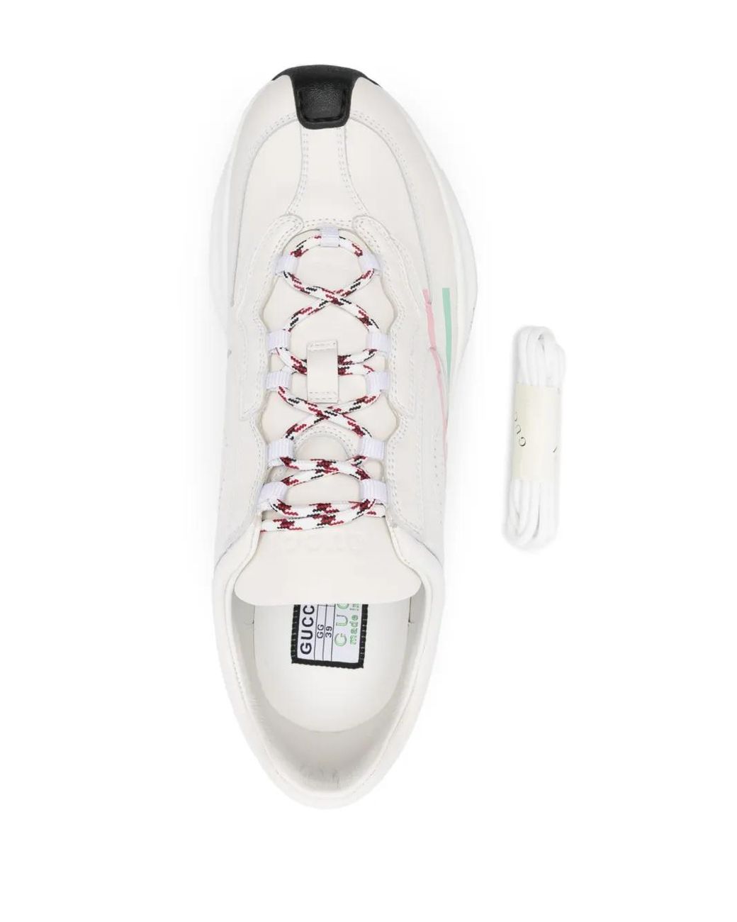 Gucci White Run Leather Sneaker