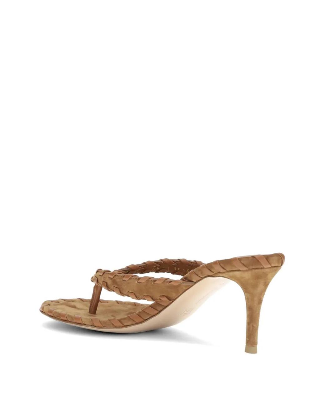 Gianvito Rossi Natural Zaira Thong Sandals