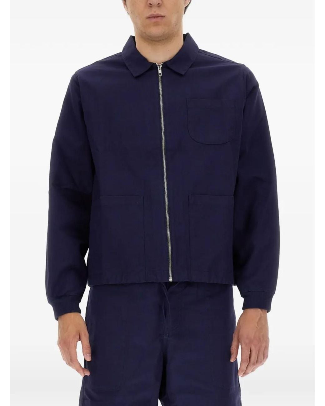 Sobrecamisa Con Parche Del Logo Umbro de hombre de color Blue