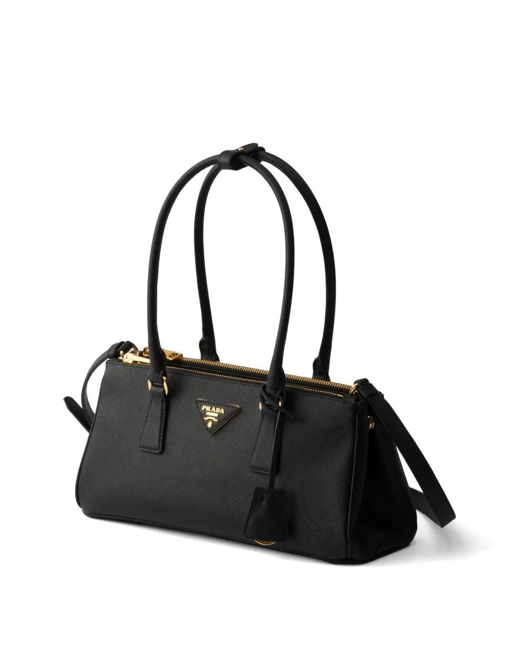 Prada Black Galleria Medium Saffiano Leather Bag