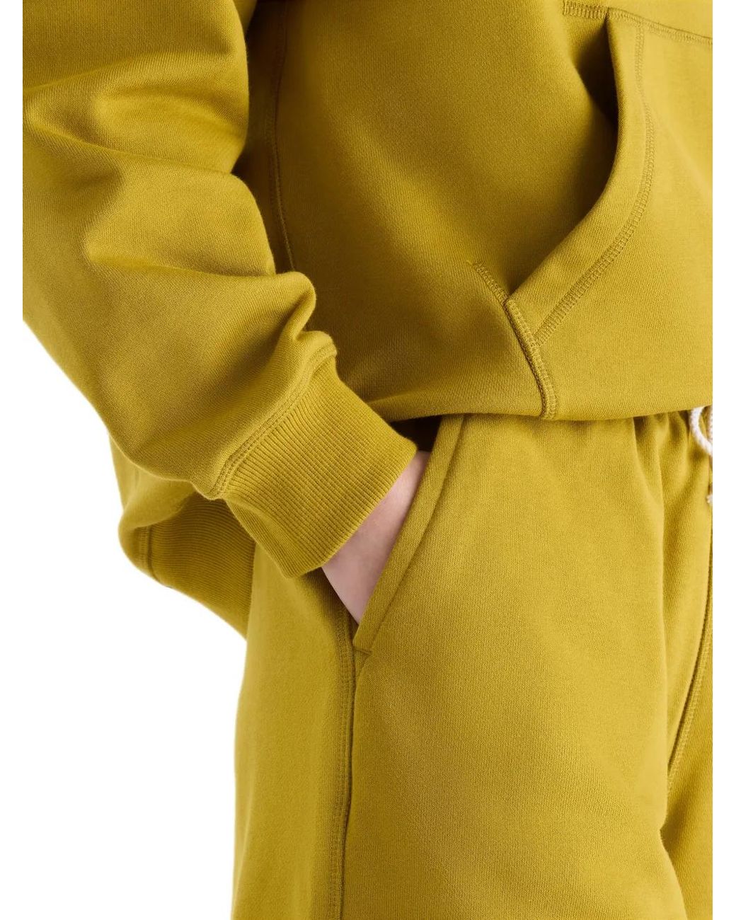 New Balance Yellow Athlétisme French Terry Shorts