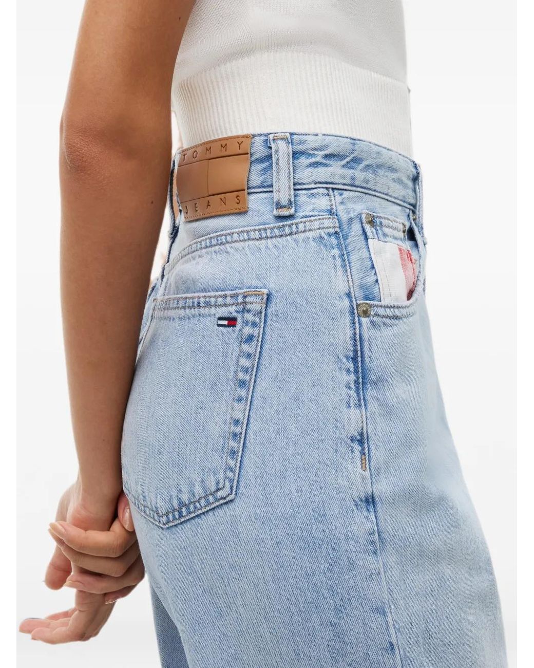 Tommy Hilfiger Blue Mom High-Rise Jeans