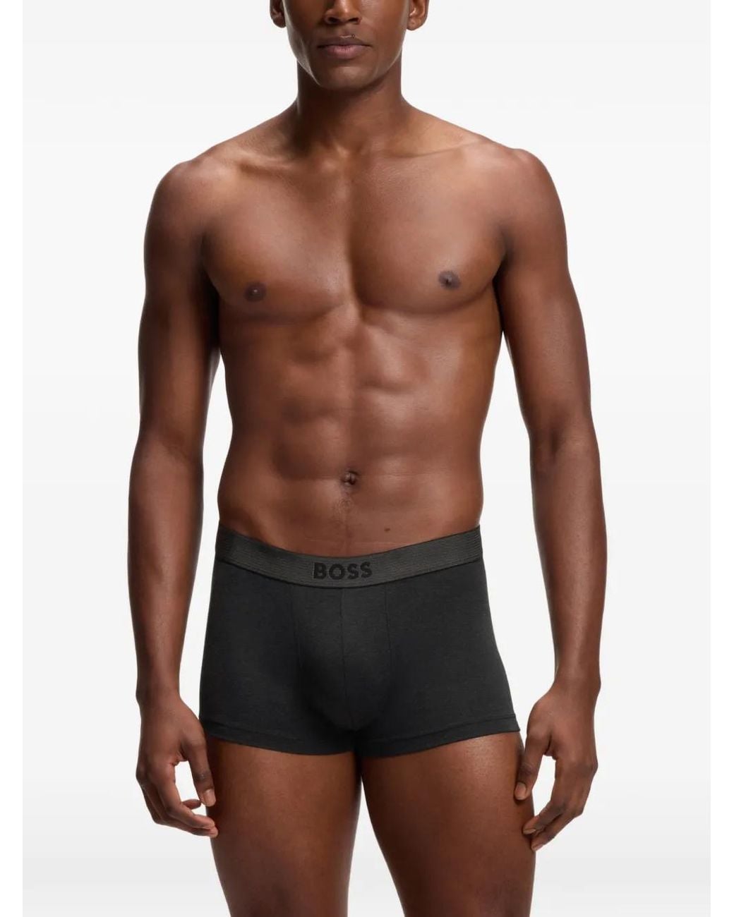 Boss Black Three-Pack Of Stretch Trunks for men