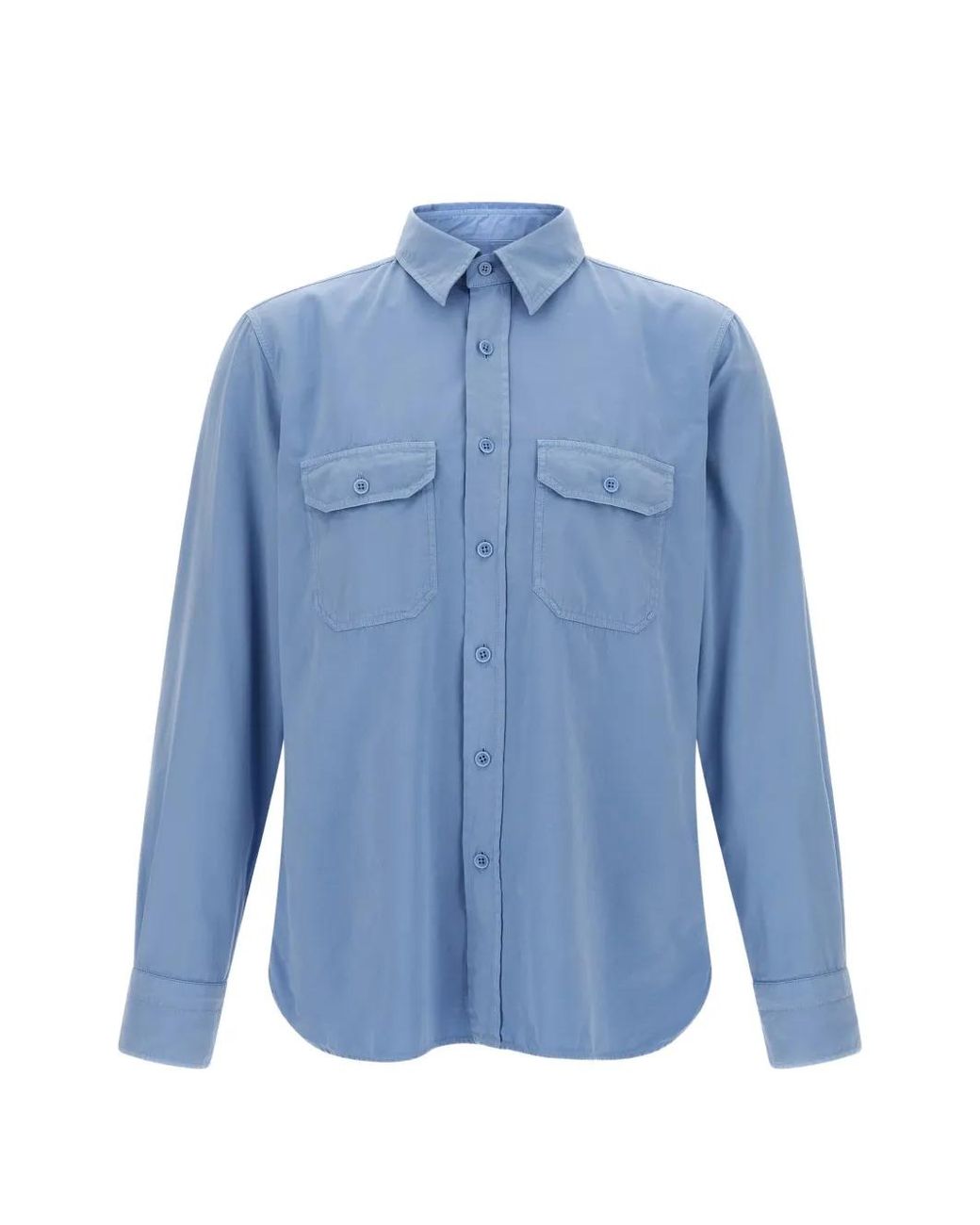 Tom Ford Blue Button-Up Shirt for men