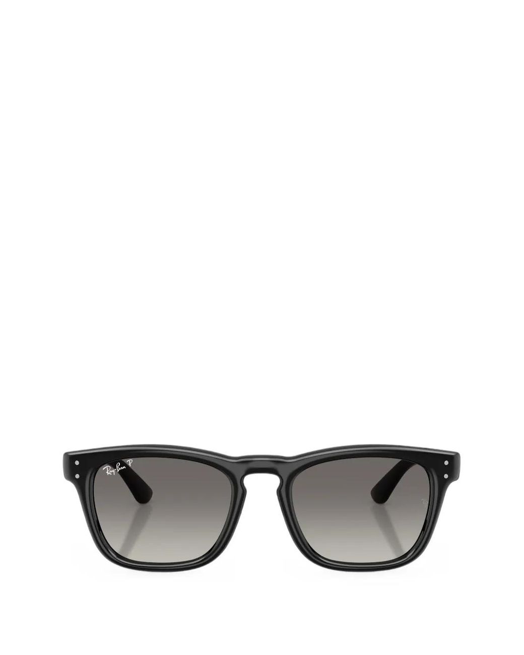 Ray-Ban Gray Square-Frame Sunglasses