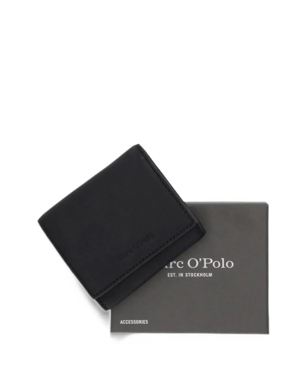 Marc O' Polo Black Portefeuille Judis À Logo Embossé