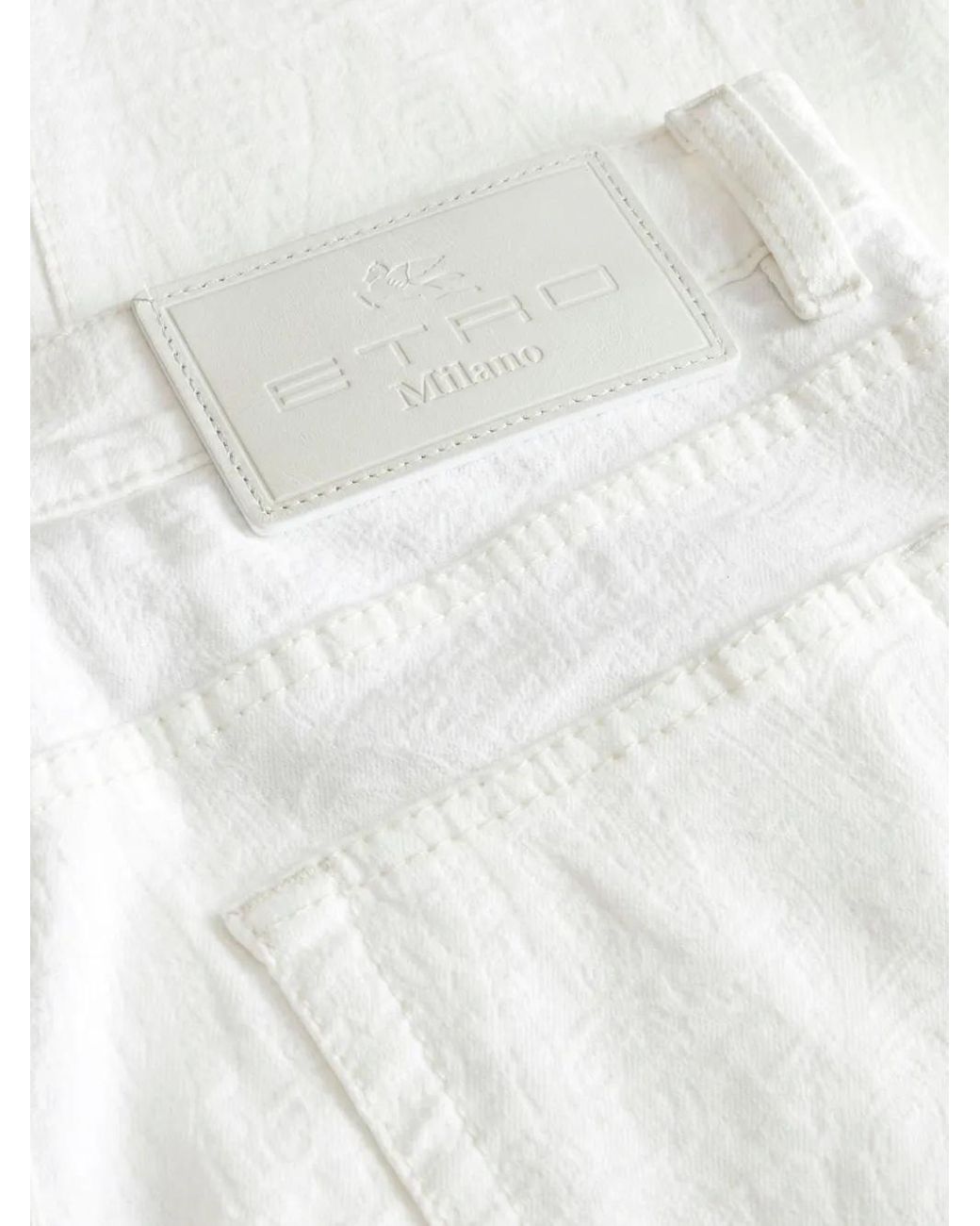 Etro White Jeans for men