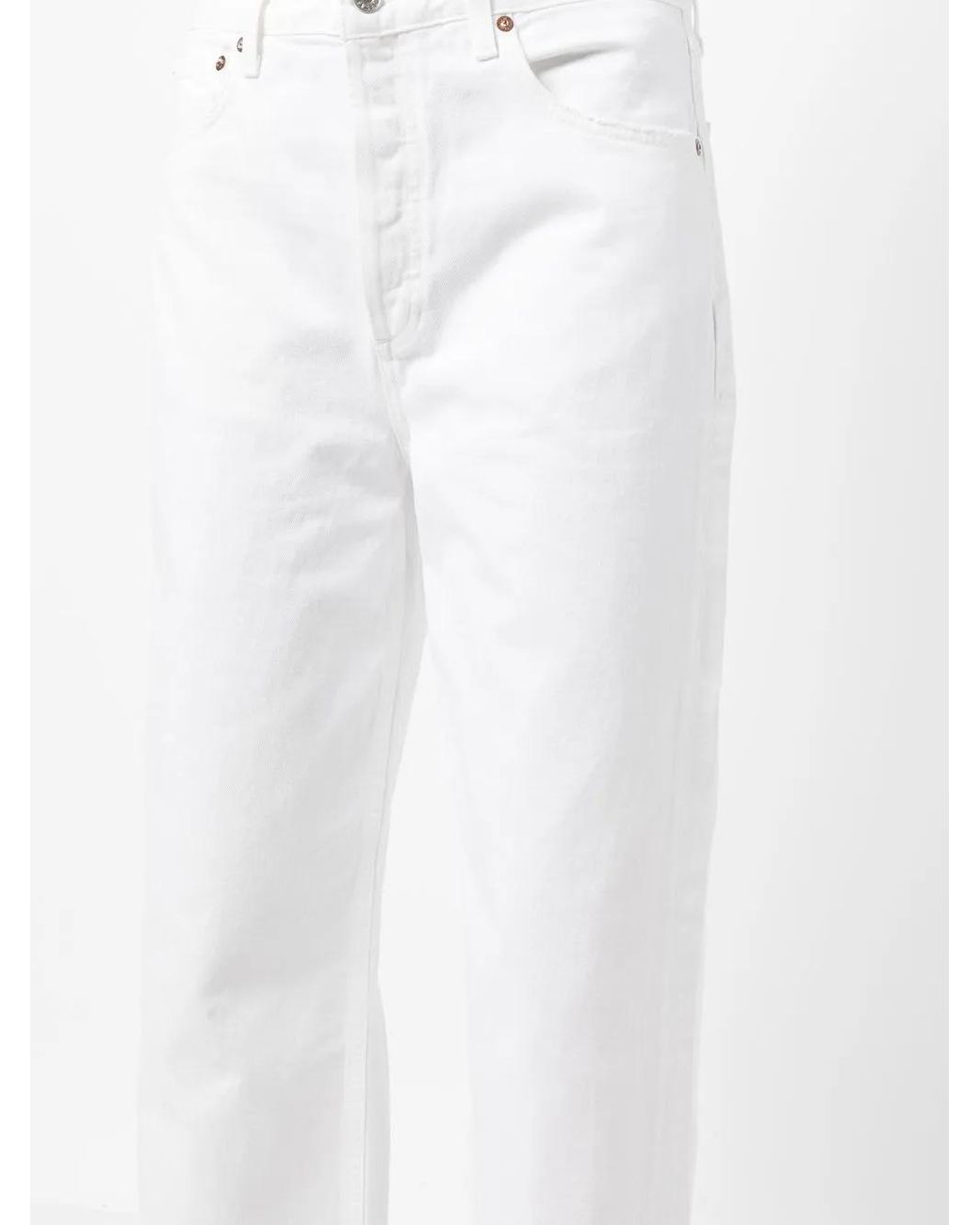 Pantalones Anchos Agolde de color White
