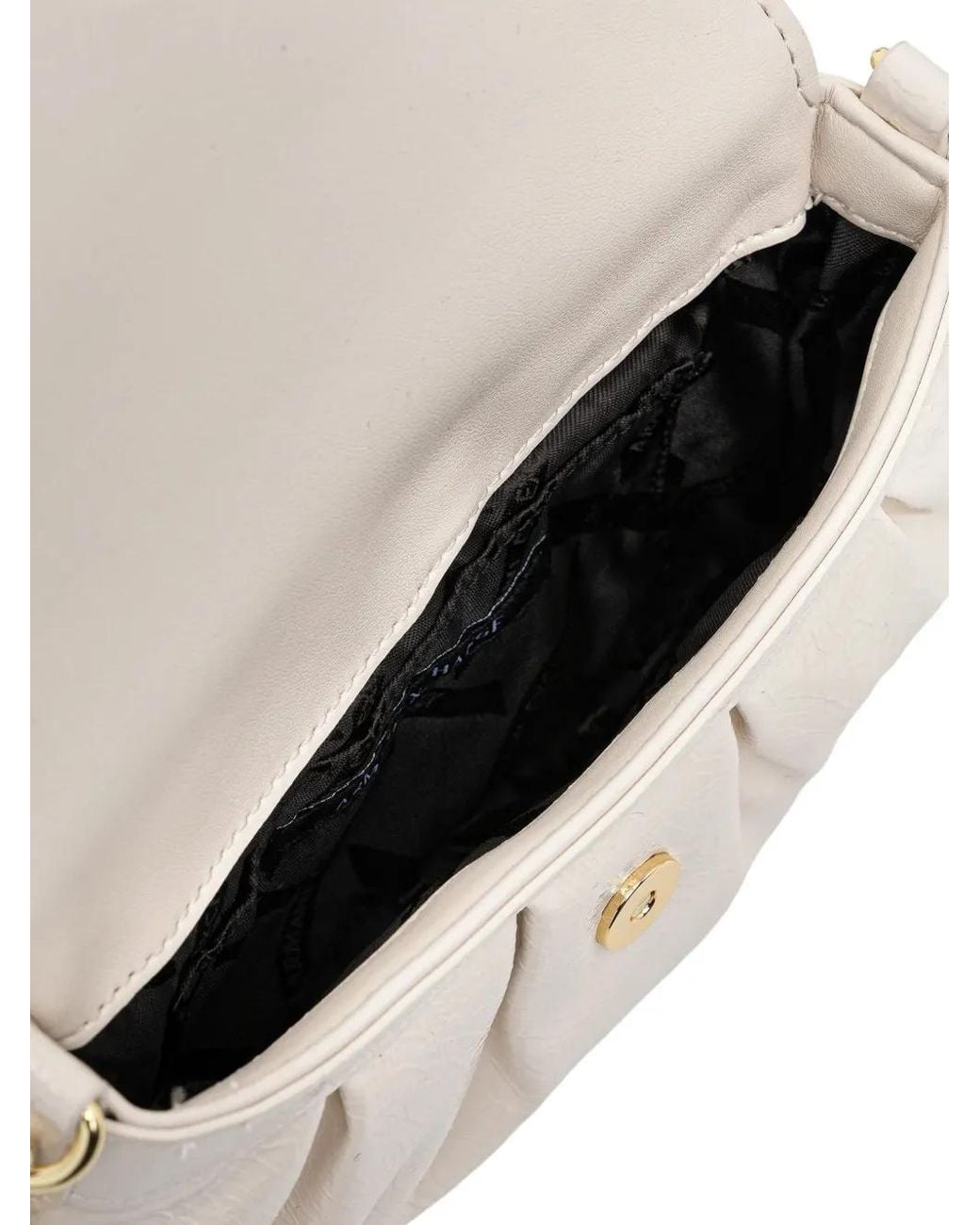 ARMANI EXCHANGE Natural Mini Textured Cross-Body Bag