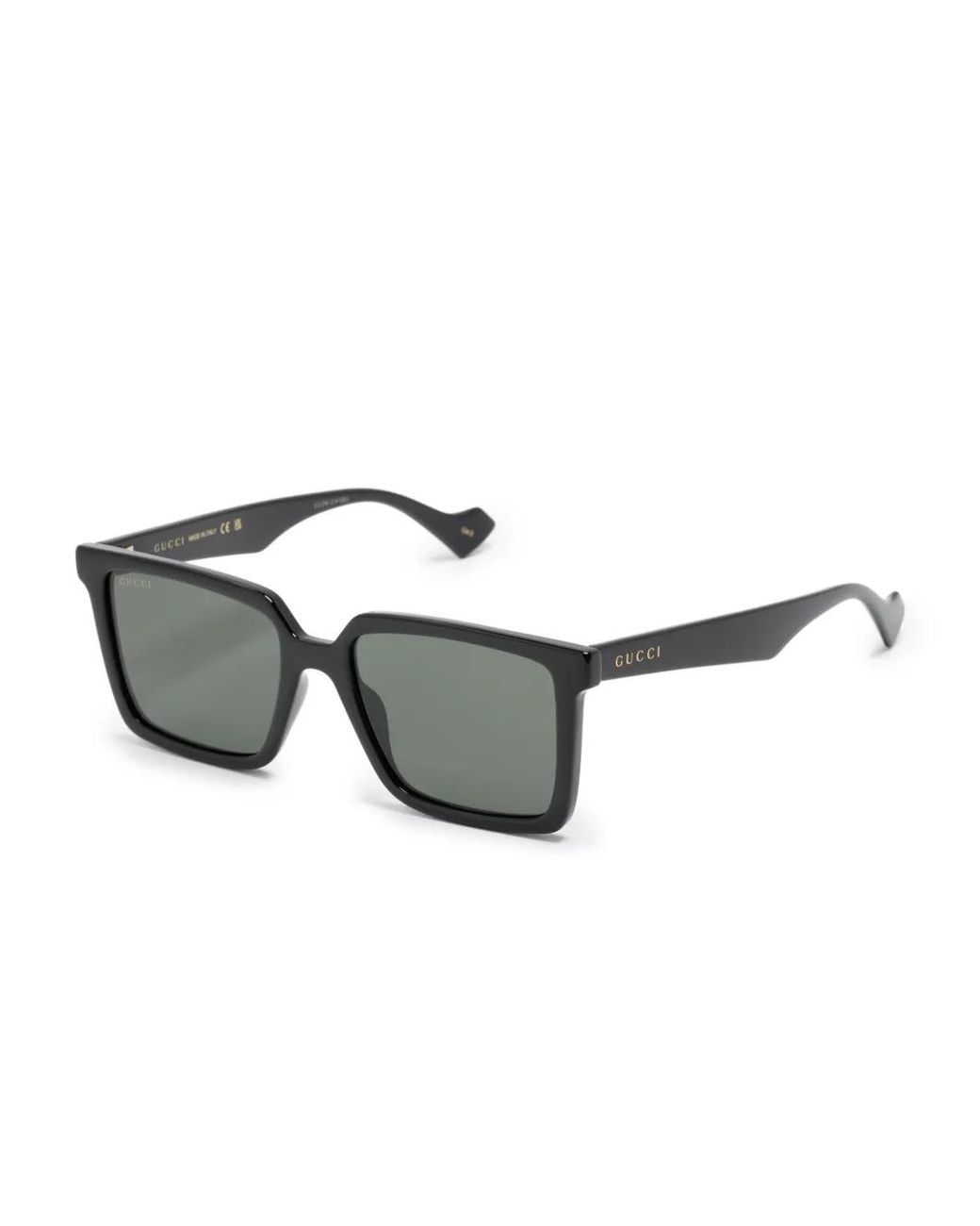 Gucci Gray Square-Frame Sunglasses
