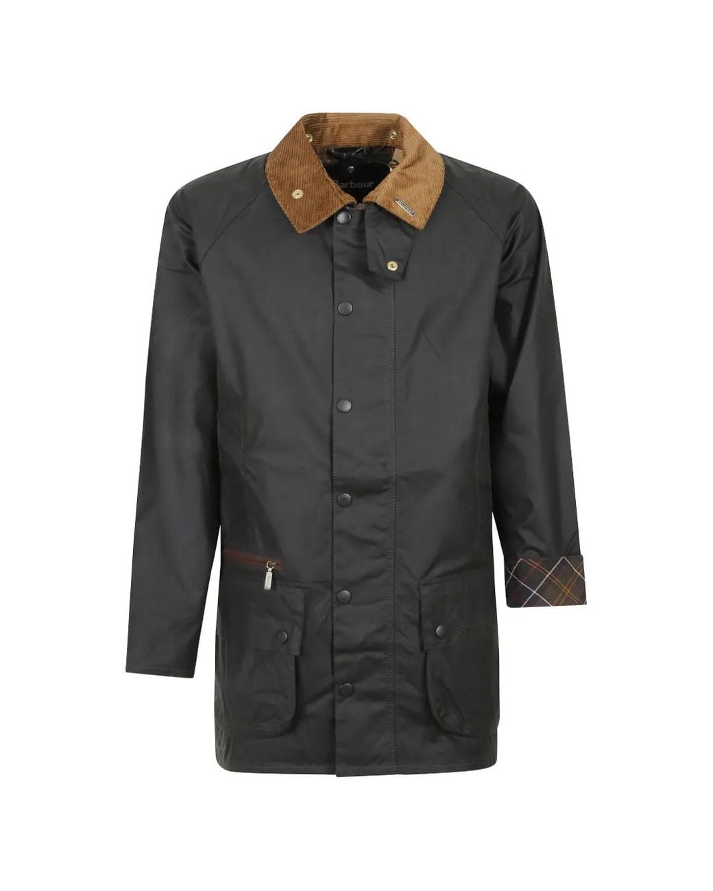 Barbour Gray Icons Beaufort Waxed Jacket for men