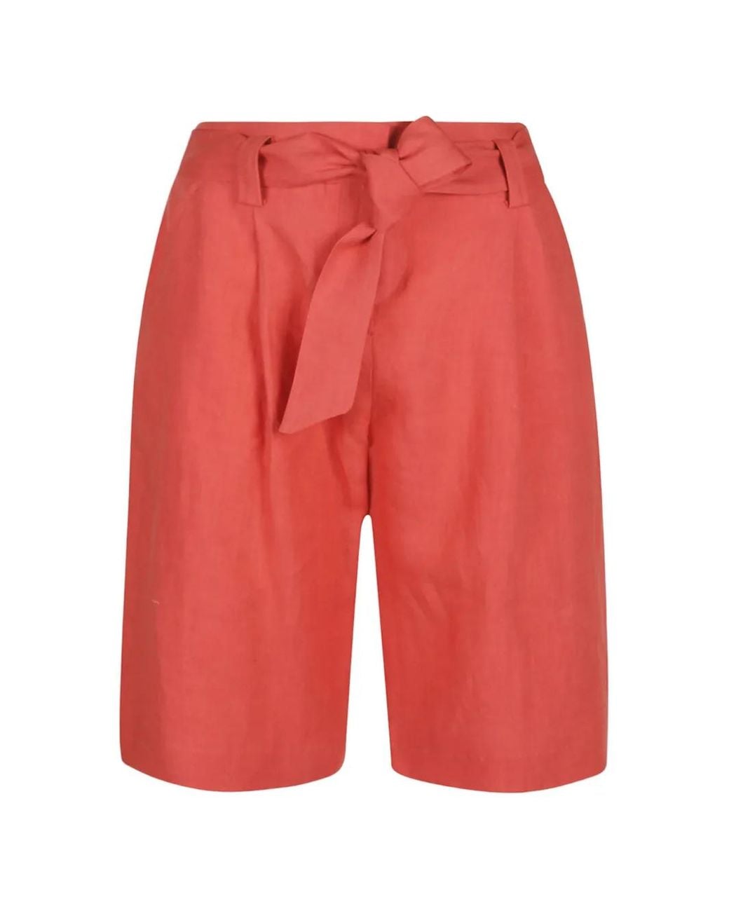 Eleventy Red Bow Shorts
