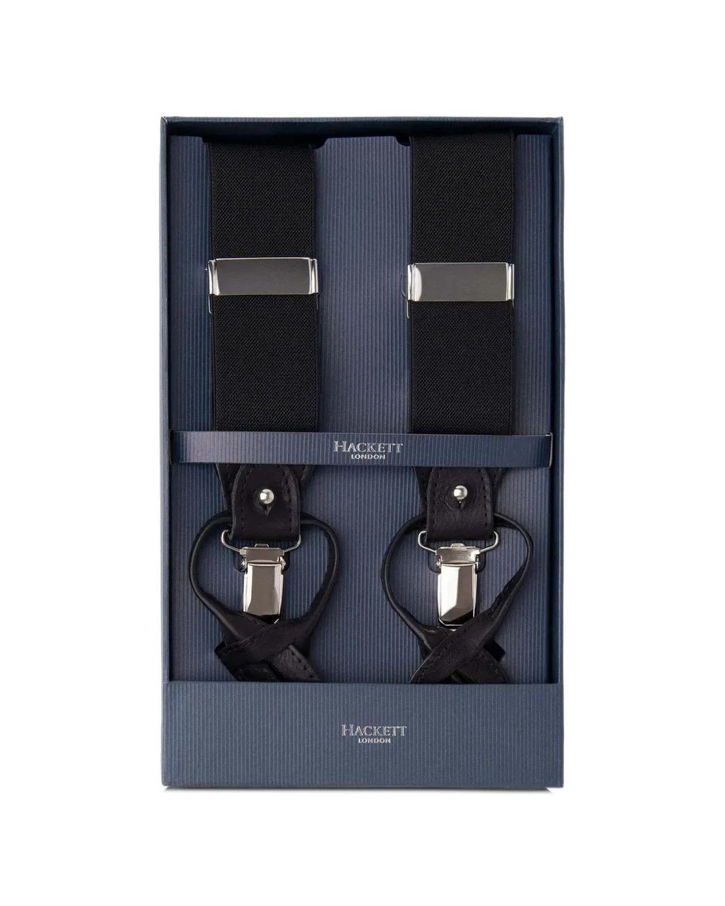 Hackett Black Bretelles Noires for men