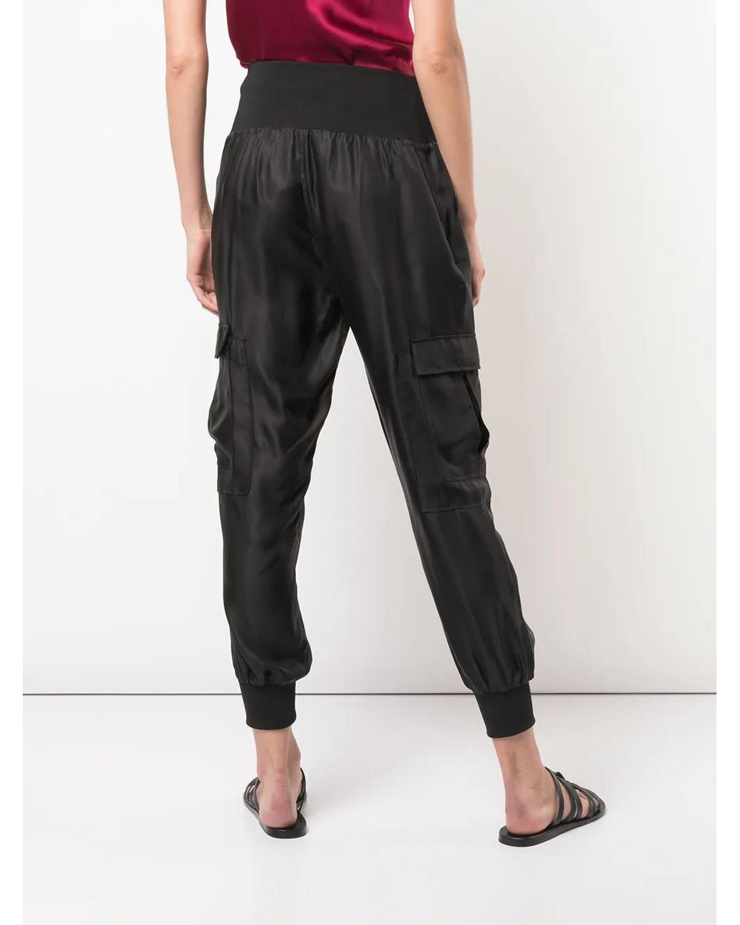 Cinq À Sept Black Giles Cargo Trousers