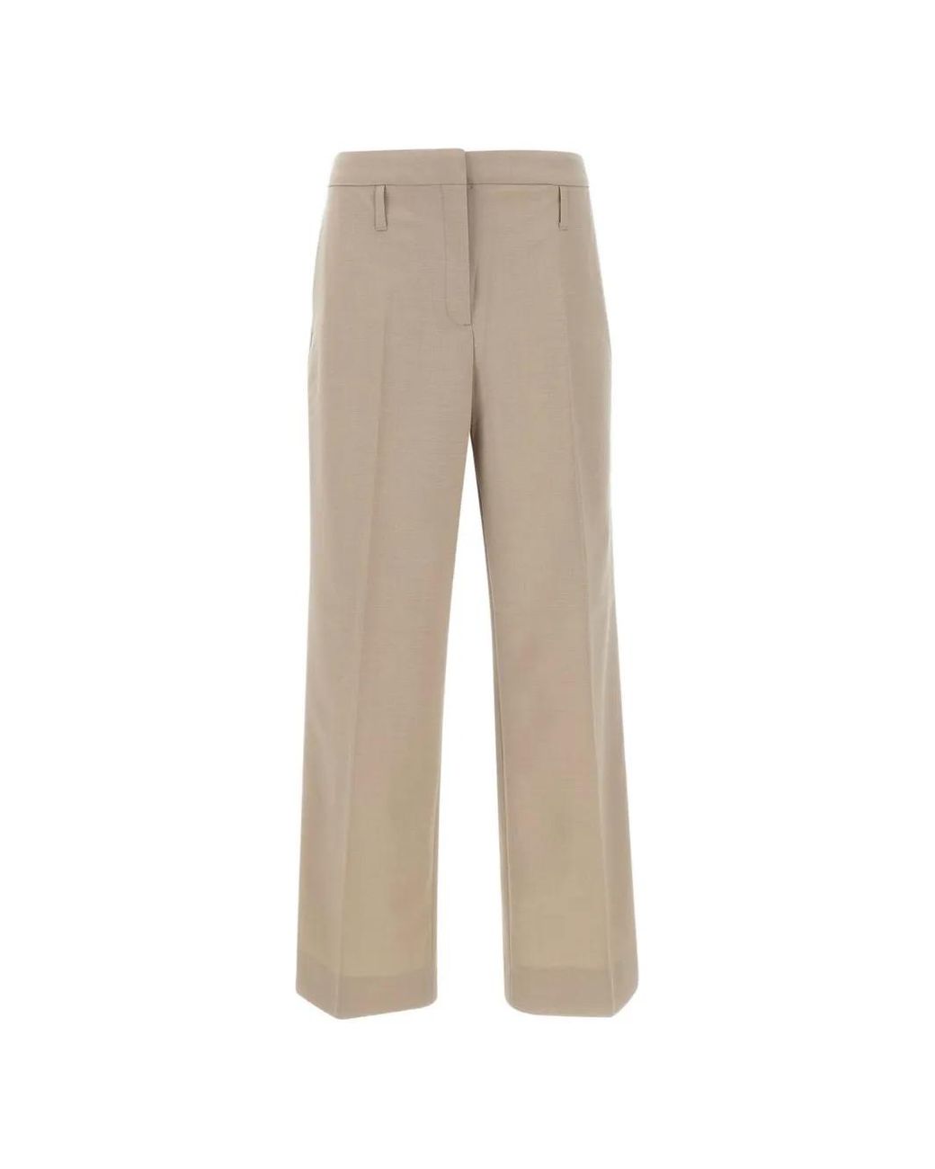 Herskind Natural Ivano Wide-Leg Trousers