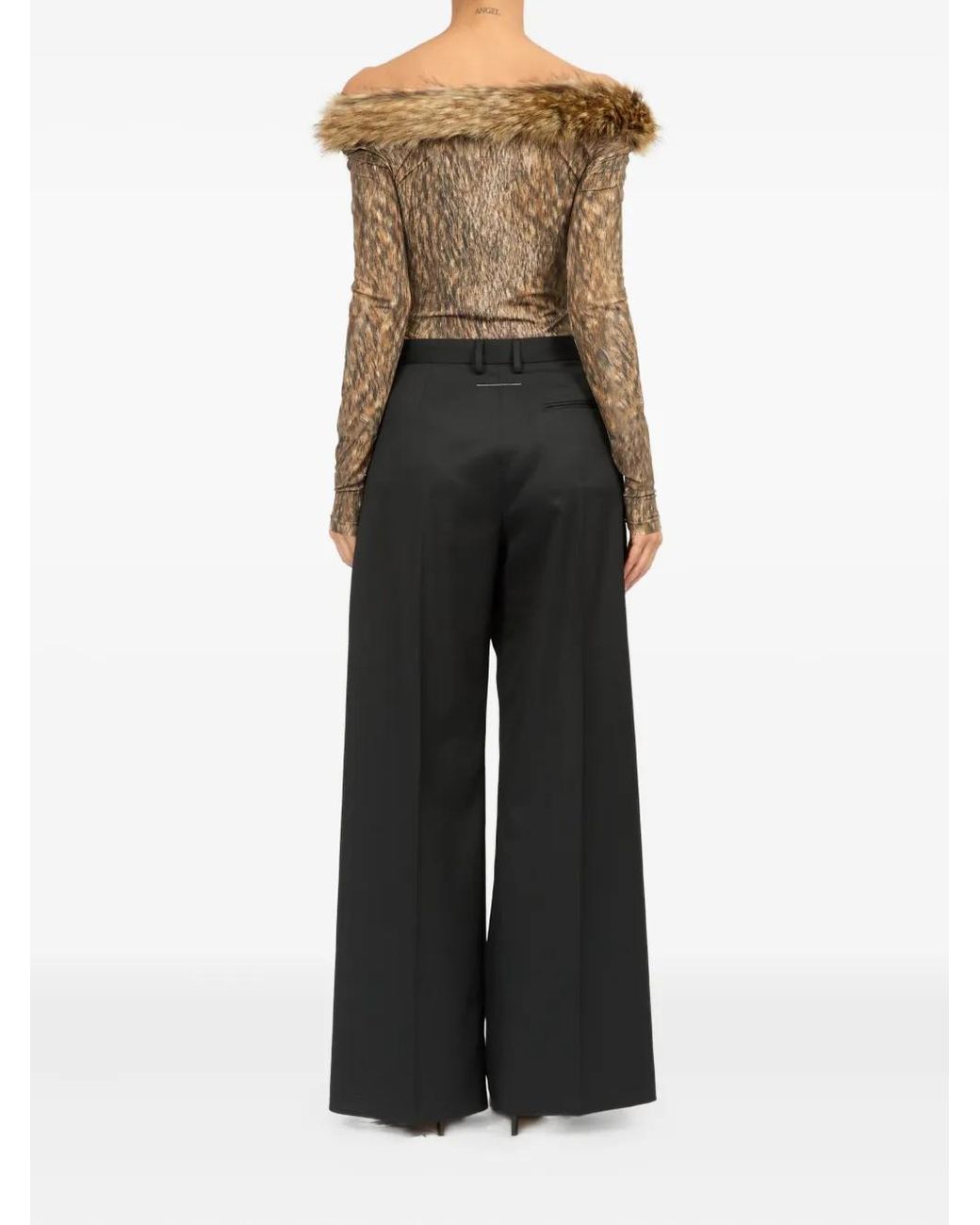 MM6 by Maison Margiela Black Tailored Trousers