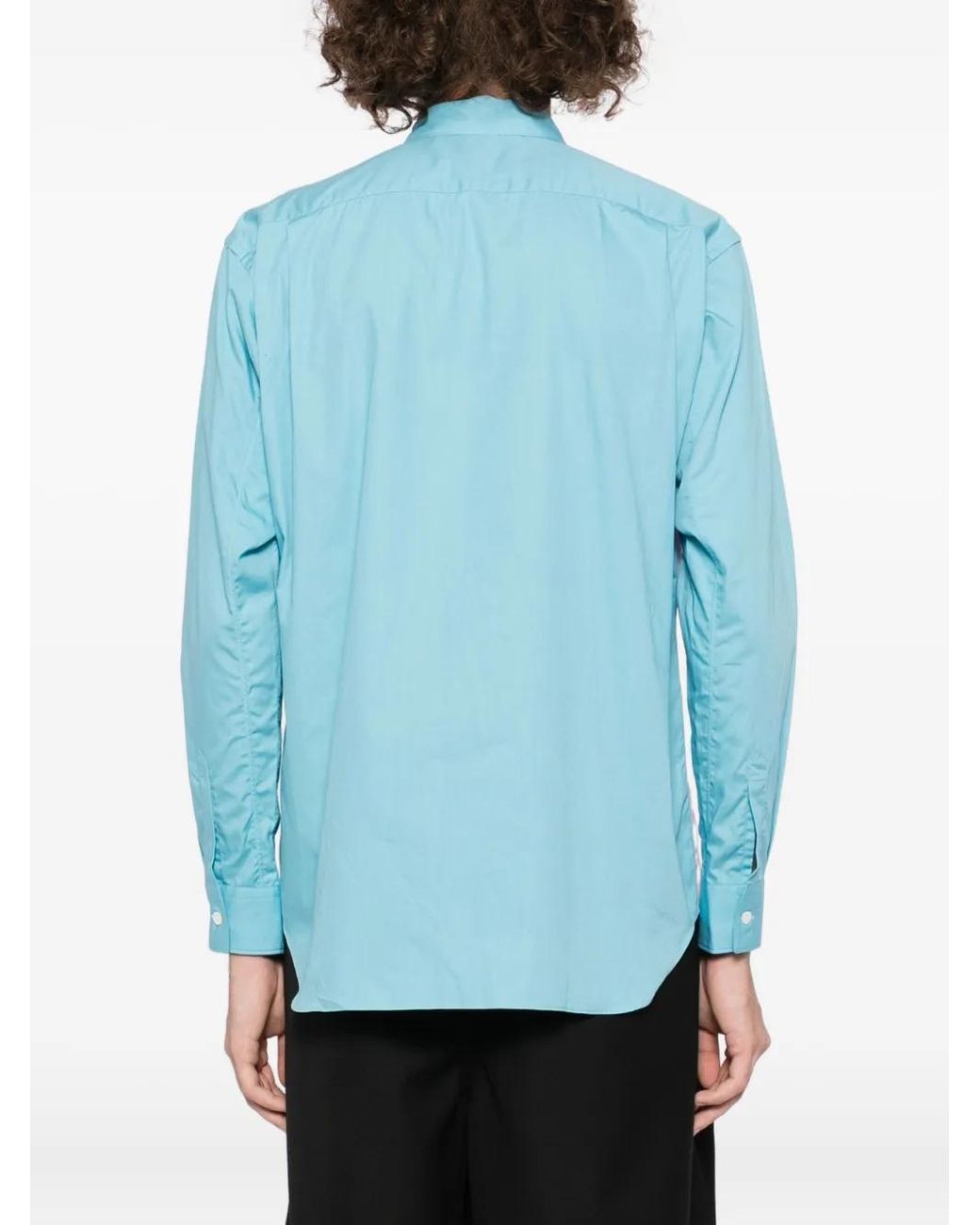 Comme des Garçons White Colour-Patch Shirt for men