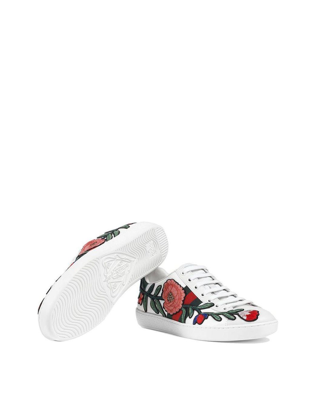 gucci ace embroidered sneaker price